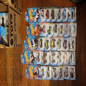 Hotwheels Lot Of 30 Various Cars Gasser,Porsche,Boneshaker,Corvette,VW